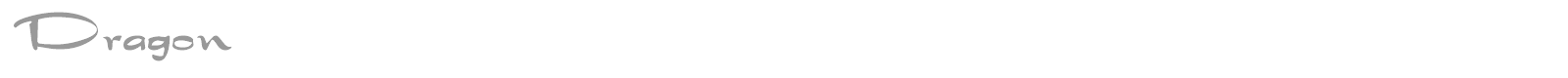 Dragon font preview